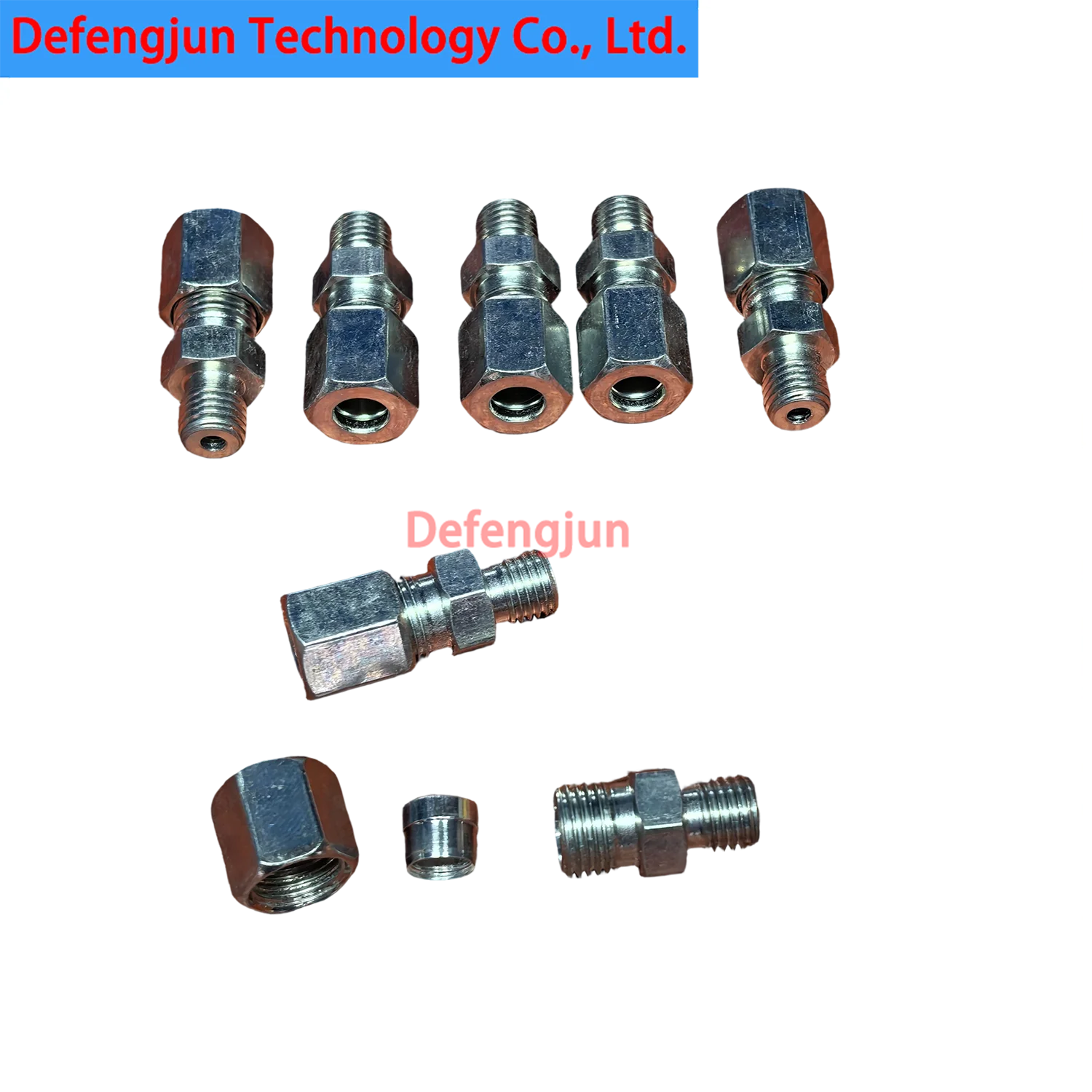 40pcs PD608 Straight Adapter 6mm Tube x M8x1 Thread for Grease Oil Line Systems
40pcs PD608 Straight Adapter 6mm Tube x M8x1 Thread for Grease Oil Line Systems