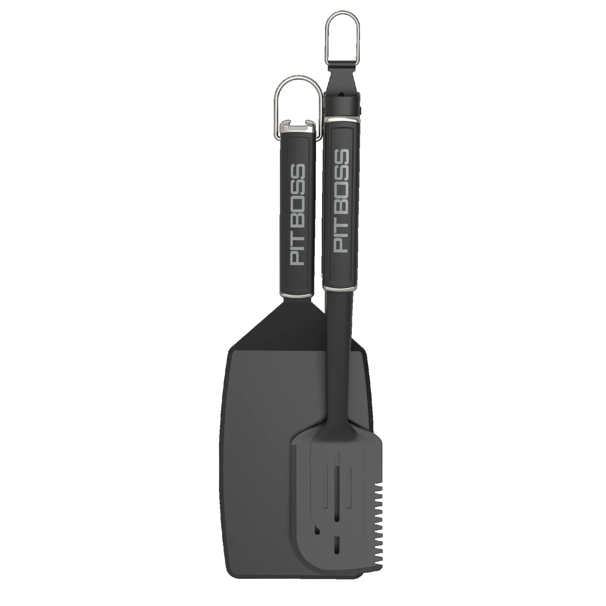 Oversized Spatula with All-in-One Spatula Combo Grill Tool Two Piece Set, Stainless Steel
Oversized Spatula with All-in-One Spatula Combo Grill Tool Two Piece Set, Stainless Steel