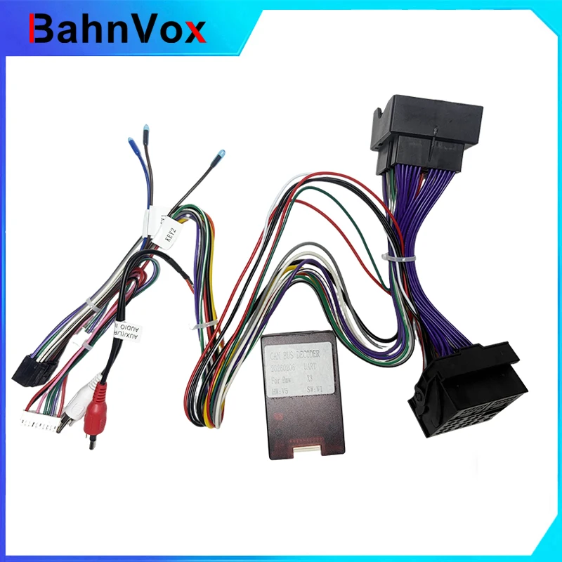Bahnvox android Car Radio Canbus Box Decoder For BMW X3 E83 2004 2010 Atenza 16pin Wiring Harness Adapter Power Cable
Bahnvox android Car Radio Canbus Box Decoder For BMW X3 E83 2004 2010 Atenza 16pin Wiring Harness Adapter Power Cable