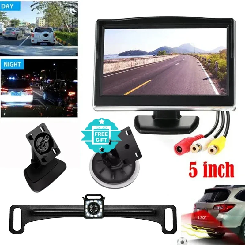 5" HD Monitor with Night Vision Wired Backup Camera - Perfect for Easy Parking and Clear Rear View
5" HD Monitor with Night Vision Wired Backup Camera - Perfect for Easy Parking and Clear Rear View