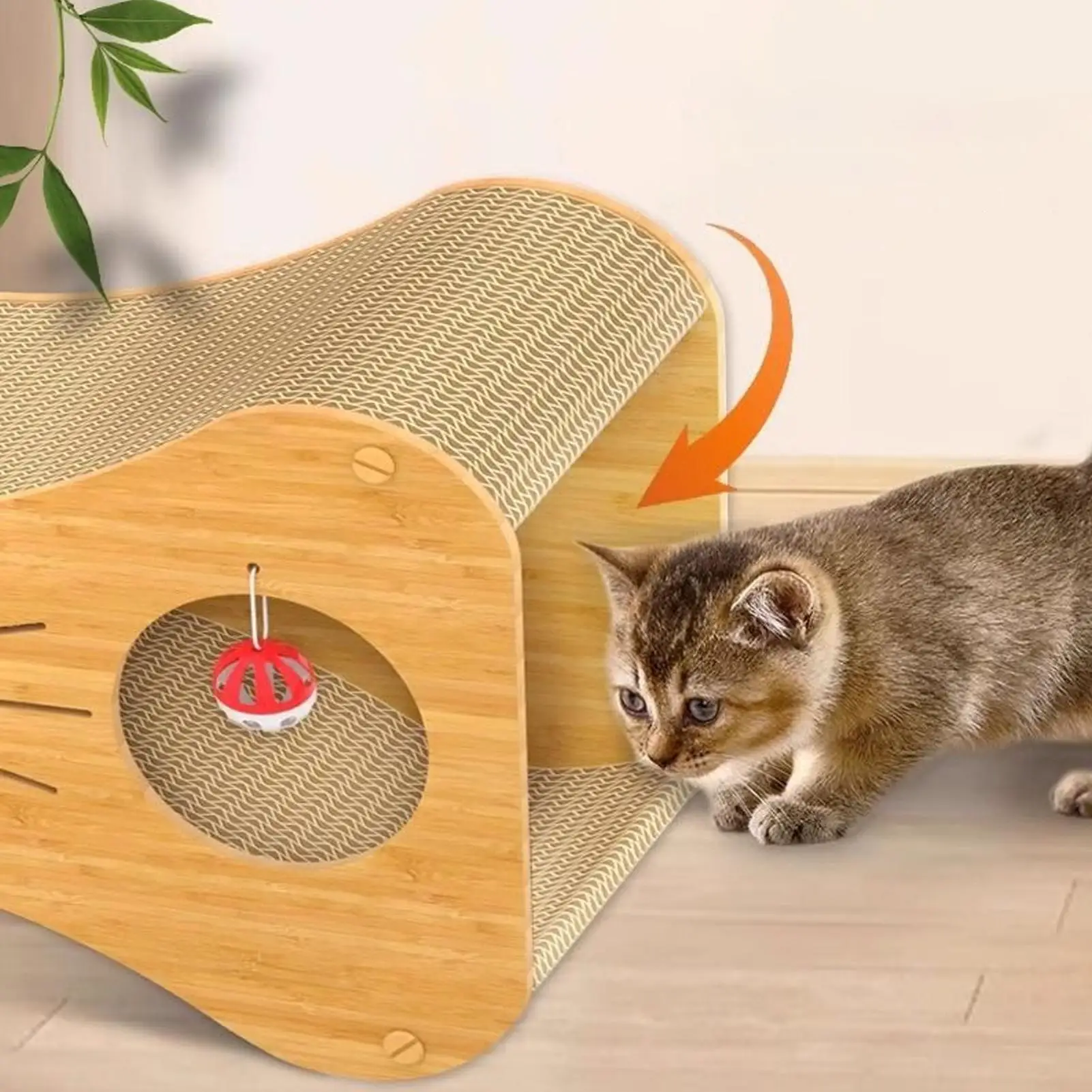 Cat House Scratcher Tunnel Design Boredom Relief Cat House Corrugated Scratching Board For Indoor Outdoor Home Living Room Pets
Cat House Scratcher Tunnel Design Boredom Relief Cat House Corrugated Scratching Board For Indoor Outdoor Home Living Room Pets