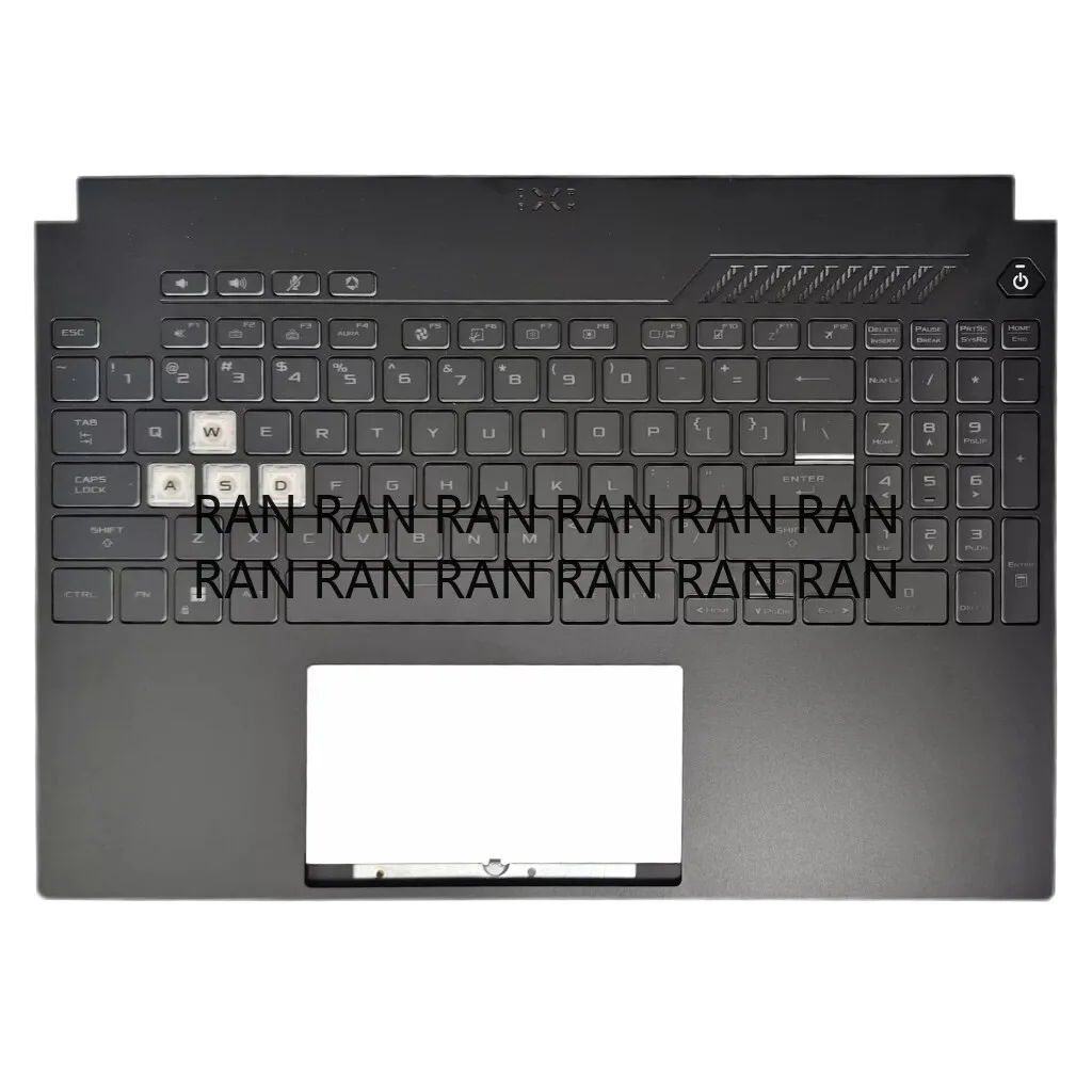 For ASUS TUF Gaming F15 A15 FX507 FA507 FA507Z Palm Rest with US Backlit Keyboard -
For ASUS TUF Gaming F15 A15 FX507 FA507 FA507Z Palm Rest with US Backlit Keyboard -