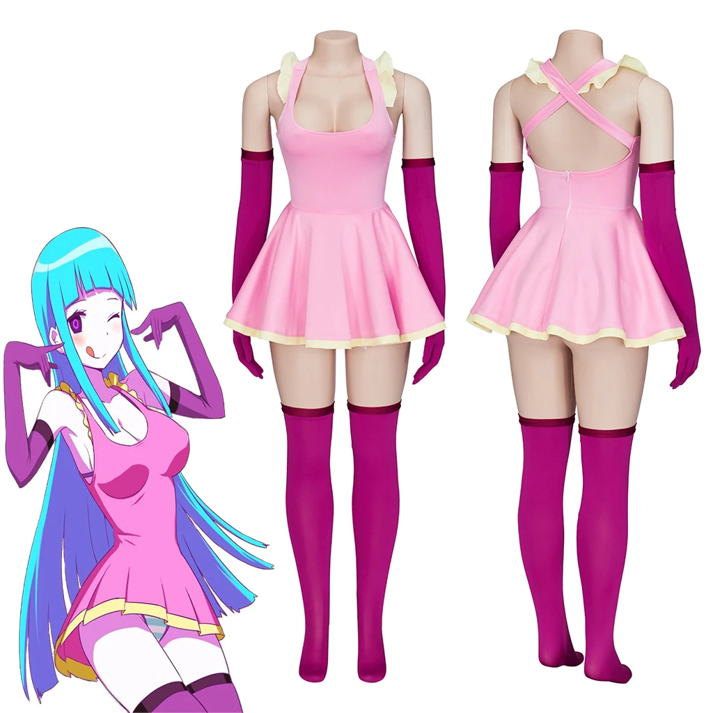 Me!Me!Me! Cosplay Meme Chan Costume Women Sexy Pink Mini Dress Full Set Halloween Carnival Party Show Suit Comic Con Gown
Me!Me!Me! Cosplay Meme Chan Costume Women Sexy Pink Mini Dress Full Set Halloween Carnival Party Show Suit Comic Con Gown