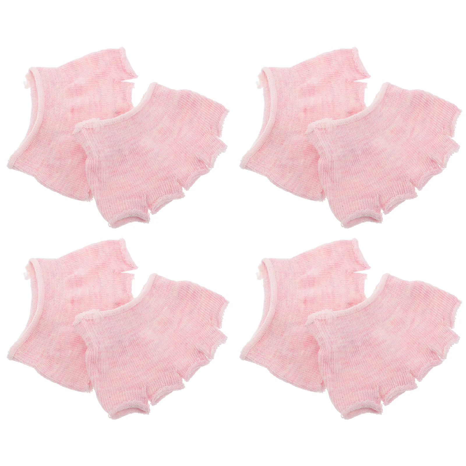 8 Pcs Open Toe Socks Men Women Five Finger Yoga Separator Toeless Forefoot Pads Pink Half Heel Cotton Socks for Running Fitness
8 Pcs Open Toe Socks Men Women Five Finger Yoga Separator Toeless Forefoot Pads Pink Half Heel Cotton Socks for Running Fitness