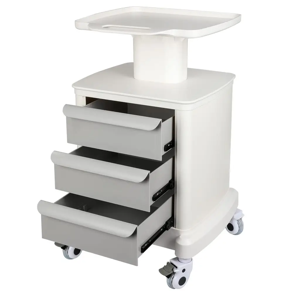 Trolley Cart for Portable Ultrasound Imaging Scanner Vehicle Trolley Beauty Storage Cart 110 LBS Load with 3 Drawers 4 Wheels f
Trolley Cart for Portable Ultrasound Imaging Scanner Vehicle Trolley Beauty Storage Cart 110 LBS Load with 3 Drawers 4 Wheels f