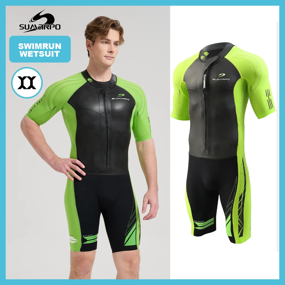 2mm Yamamoto Neoprene Wetsuits for Men, Open water Swimming Swimrun
2mm Yamamoto Neoprene Wetsuits for Men, Open water Swimming Swimrun