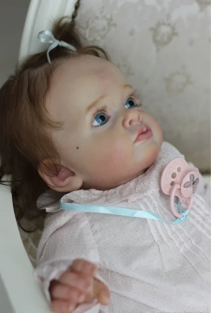 St.Store 24inch Reborn Doll Tutti Lifelike Soft Touch Cuddly Baby Multiple Layers Painting 3D Skin with Visible Veins
St.Store 24inch Reborn Doll Tutti Lifelike Soft Touch Cuddly Baby Multiple Layers Painting 3D Skin with Visible Veins