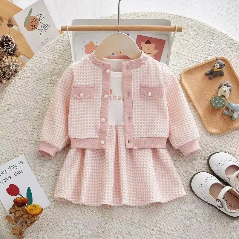 Girly Heart Baby Long Sleeve Jacket Hooded Skirt Set Spring Autumn Children Fashionable Casual Coat Dress Clothes Gifts for Kids
Girly Heart Baby Long Sleeve Jacket Hooded Skirt Set Spring Autumn Children Fashionable Casual Coat Dress Clothes Gifts for Kids