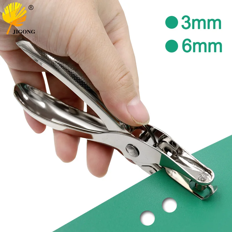 Single Hole Puncher Metal 3mm/6mm Pore Diameter Punch Pliers Hand Paper Scrapbooking Punches
Single Hole Puncher Metal 3mm/6mm Pore Diameter Punch Pliers Hand Paper Scrapbooking Punches