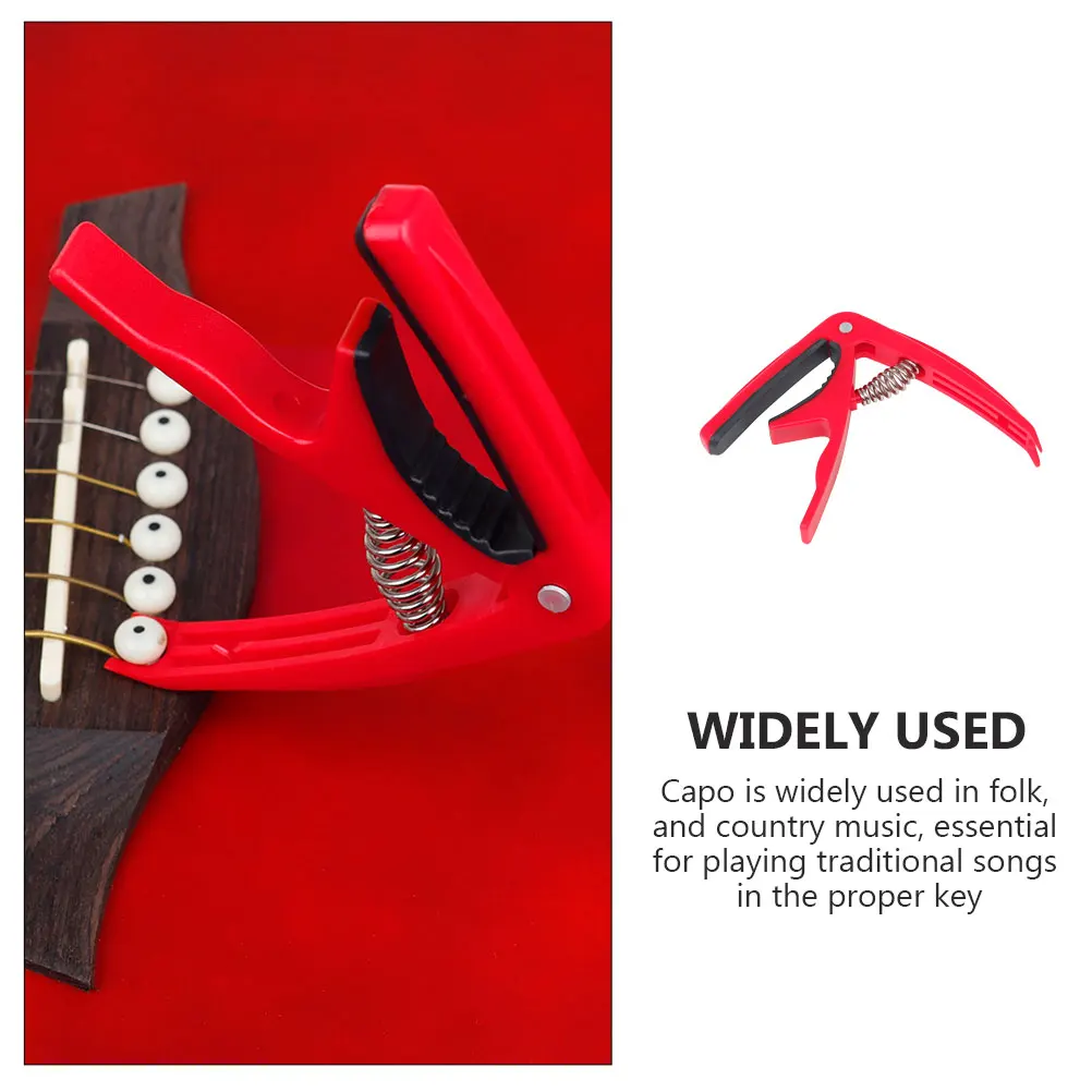 Capo Uke Electronic Quick Release Guitar for Classical Red Acoustic Ukulele Accessories Man
Capo Uke Electronic Quick Release Guitar for Classical Red Acoustic Ukulele Accessories Man