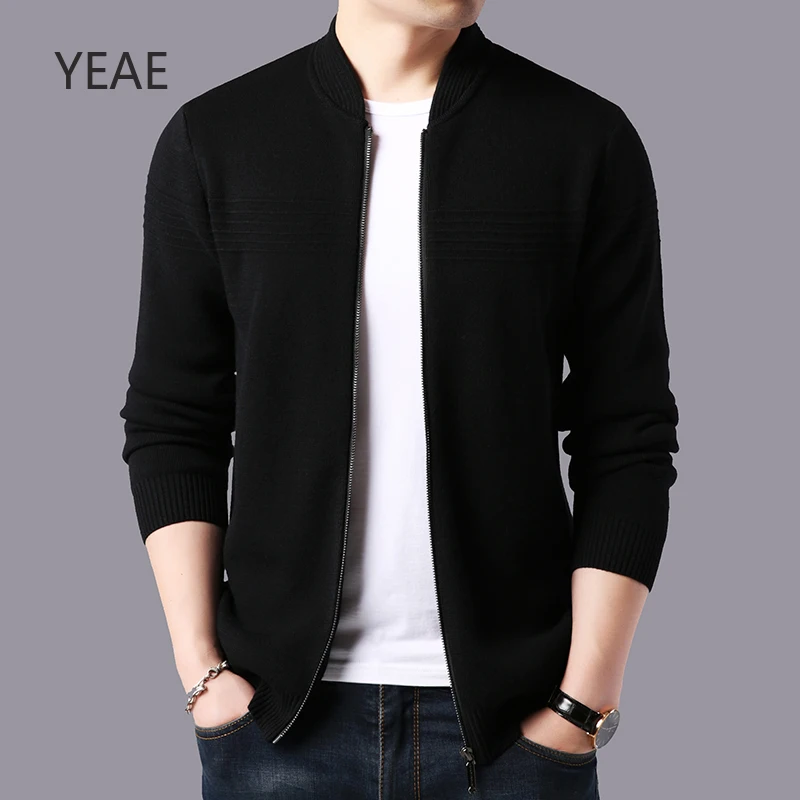 YEAE Spring and Autumn 2025 New Casual Business Knitted Cardigan Luxury Designer Clothing Jackets for Men Long Sleeve Black Coat
YEAE Spring and Autumn 2025 New Casual Business Knitted Cardigan Luxury Designer Clothing Jackets for Men Long Sleeve Black Coat