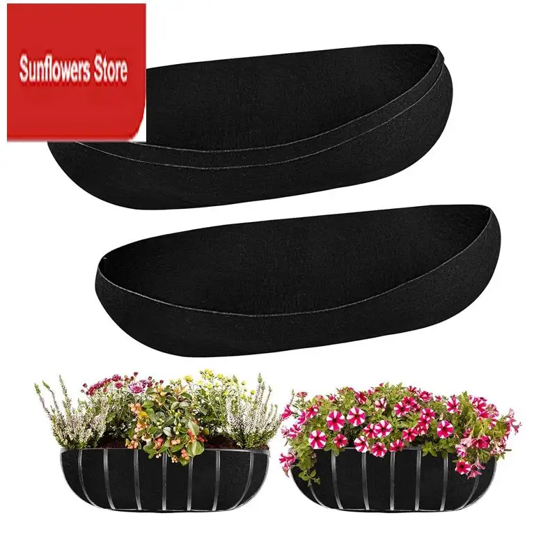 3PCS Plant Liner 30 Inch Fabric Window Box Liners Replacement Black Non-Woven Hanging Plant Liner
3PCS Plant Liner 30 Inch Fabric Window Box Liners Replacement Black Non-Woven Hanging Plant Liner