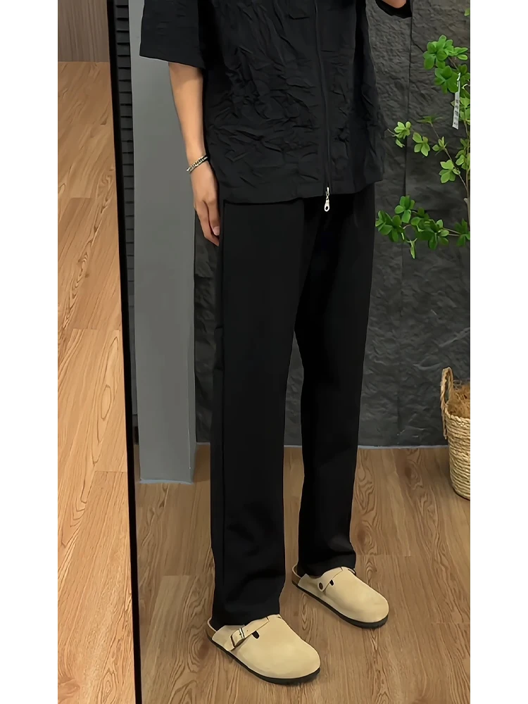 Ice Silk Straight Leg Pants Men's Summer Cool Feeling Slimming Drapey Busin Casual Trousers CleanFit Sle All Season Wear
Ice Silk Straight Leg Pants Men's Summer Cool Feeling Slimming Drapey Busin Casual Trousers CleanFit Sle All Season Wear