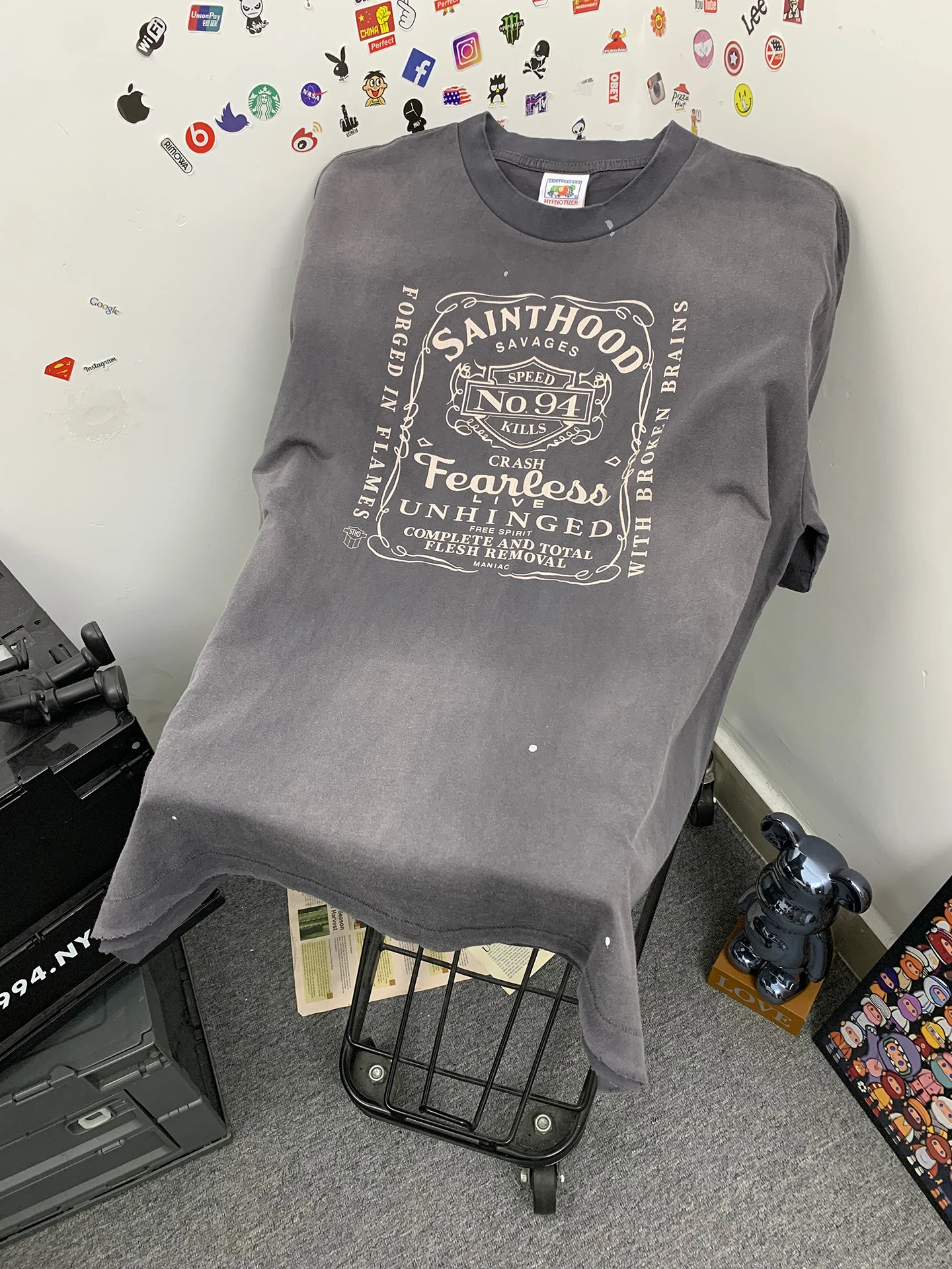 Trendy Washed Vintage Loose Short Sleeve T-Shirt Breathable Cotton Casual Leisure Printed Letter Design Men's Summer Top
Trendy Washed Vintage Loose Short Sleeve T-Shirt Breathable Cotton Casual Leisure Printed Letter Design Men's Summer Top