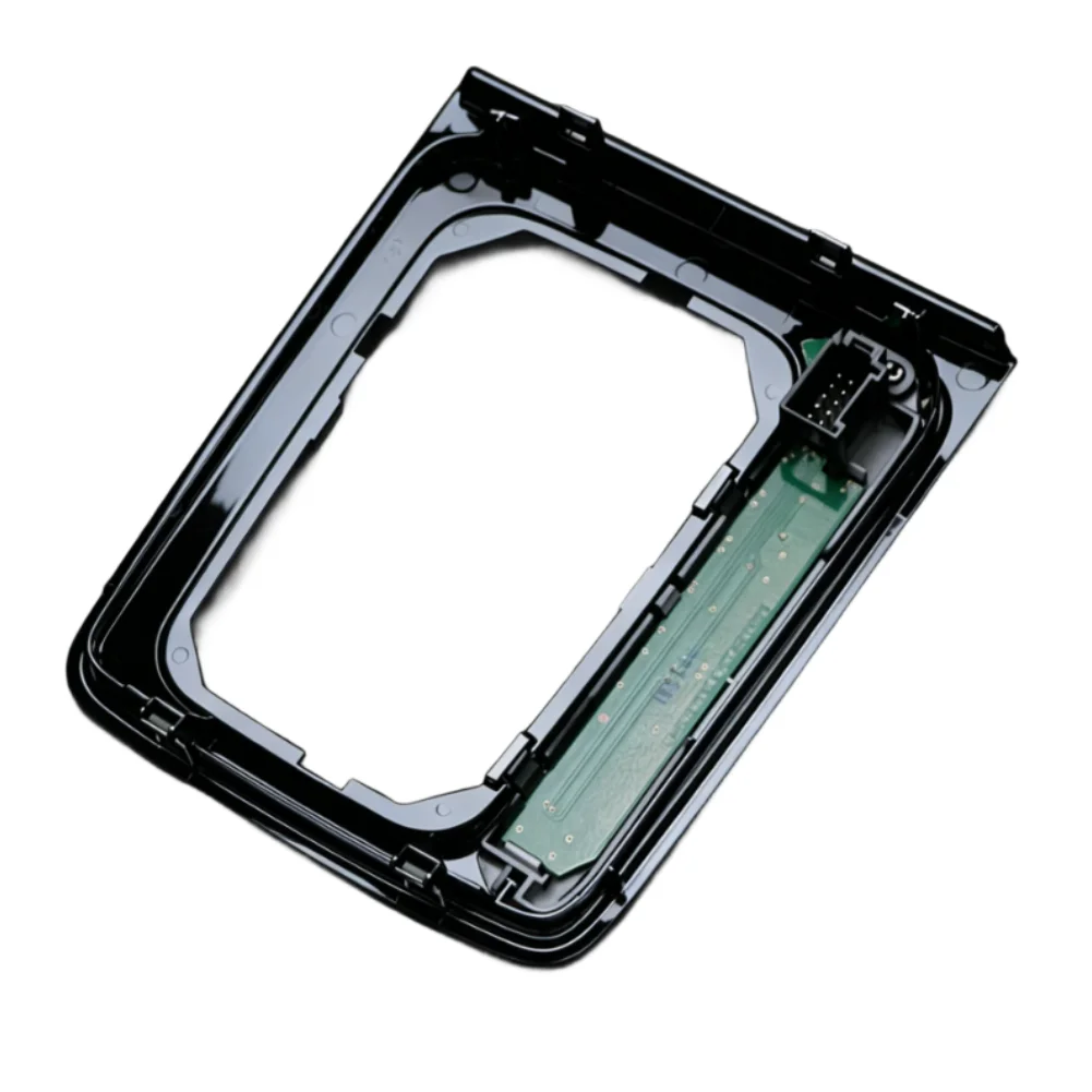 Auto Interior Trim Black Gear Shift Knob Frame Robust Plastic Construction Ergonomic Design Sleek Black Finish
Auto Interior Trim Black Gear Shift Knob Frame Robust Plastic Construction Ergonomic Design Sleek Black Finish