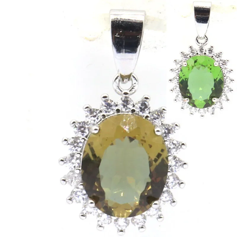 3g Real Customized 925 Solid Sterling Silver Pendant Oval Shape Alexandrite Topaz Zultanite Green Emerald Ladies Party
3g Real Customized 925 Solid Sterling Silver Pendant Oval Shape Alexandrite Topaz Zultanite Green Emerald Ladies Party