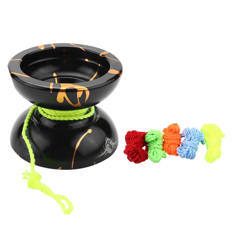 3X Magicyoyo N11 Alloy Aluminum Professional Yoyo Unresponsive Yoyo Ball (Black Golden) Bag, Glove 5 Strings
3X Magicyoyo N11 Alloy Aluminum Professional Yoyo Unresponsive Yoyo Ball (Black Golden) Bag, Glove 5 Strings
