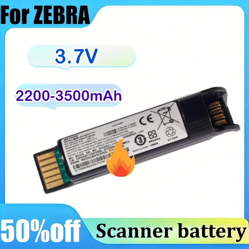 For ZEBRA DS22 DS2278 DS2278SR CR2278 BT-000317-01 Barcode Scanner Replacement Battery 3.7V 2200/2600/3500mAh
For ZEBRA DS22 DS2278 DS2278SR CR2278 BT-000317-01 Barcode Scanner Replacement Battery 3.7V 2200/2600/3500mAh