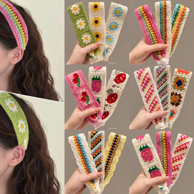 Sweet little floral knitted bangs sticker 2025 new Mori Velcro hair band broken hair sticker finishing artifact
Sweet little floral knitted bangs sticker 2025 new Mori Velcro hair band broken hair sticker finishing artifact