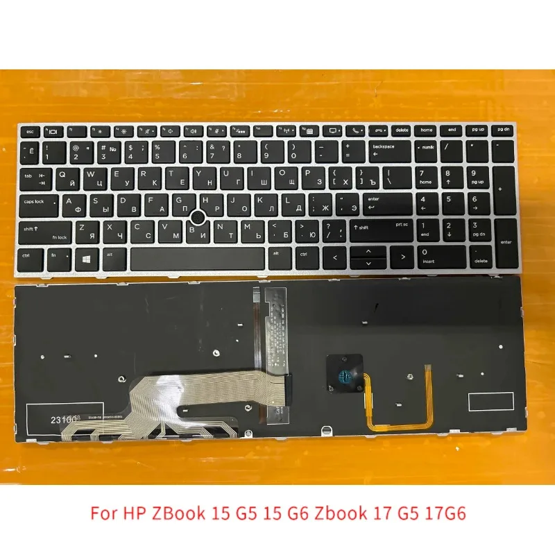 Новая клавиатура для ноутбука Ru для HP ZBook 15 G5 15 G6 Zbook 17 G5 17G6
Новая клавиатура для ноутбука Ru для HP ZBook 15 G5 15 G6 Zbook 17 G5 17G6