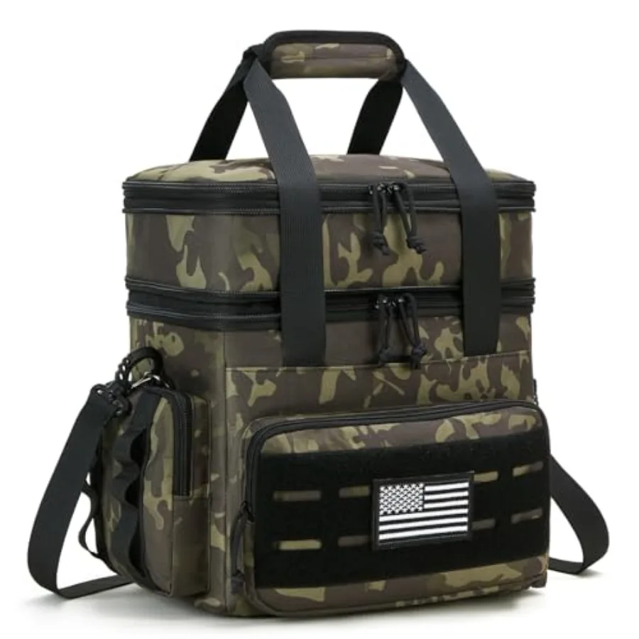 Tactical Lunch Bag and Lunch Box for Men - Double Deck Expandable Insulated Soft Adult Lunchbox for Work - Cooler Bag for Beach
Tactical Lunch Bag and Lunch Box for Men - Double Deck Expandable Insulated Soft Adult Lunchbox for Work - Cooler Bag for Beach