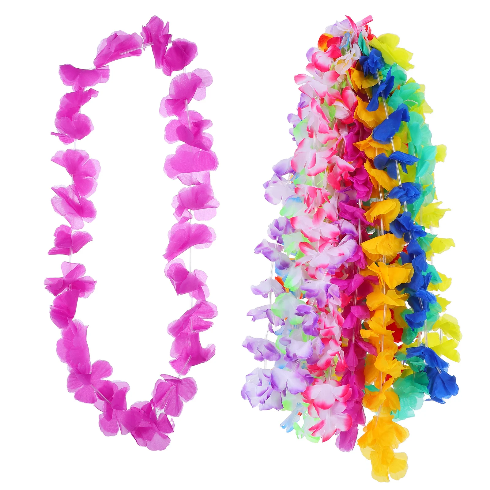 Hawaiian Flower Leis Garland Luau Party Decorations Wreath Necklace Lightweight Comfortable Wear Portable Carry Beach Gathering
Hawaiian Flower Leis Garland Luau Party Decorations Wreath Necklace Lightweight Comfortable Wear Portable Carry Beach Gathering