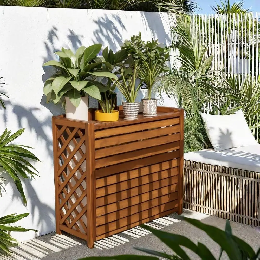 Wood Air Conditioning Outer, Carbonized Easy to Assemble Air Conditioning Cover Louvered, Solid Wood Solid Wood Air Conditionin
Wood Air Conditioning Outer, Carbonized Easy to Assemble Air Conditioning Cover Louvered, Solid Wood Solid Wood Air Conditionin
