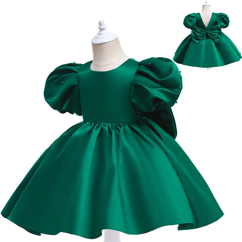 Fashion Girls Princess Vintage Dresses Tulle Child Vestido Puff Sleeve Dark Green Wedding Party Birthday Tutu Dress Kids Clothes
Fashion Girls Princess Vintage Dresses Tulle Child Vestido Puff Sleeve Dark Green Wedding Party Birthday Tutu Dress Kids Clothes
