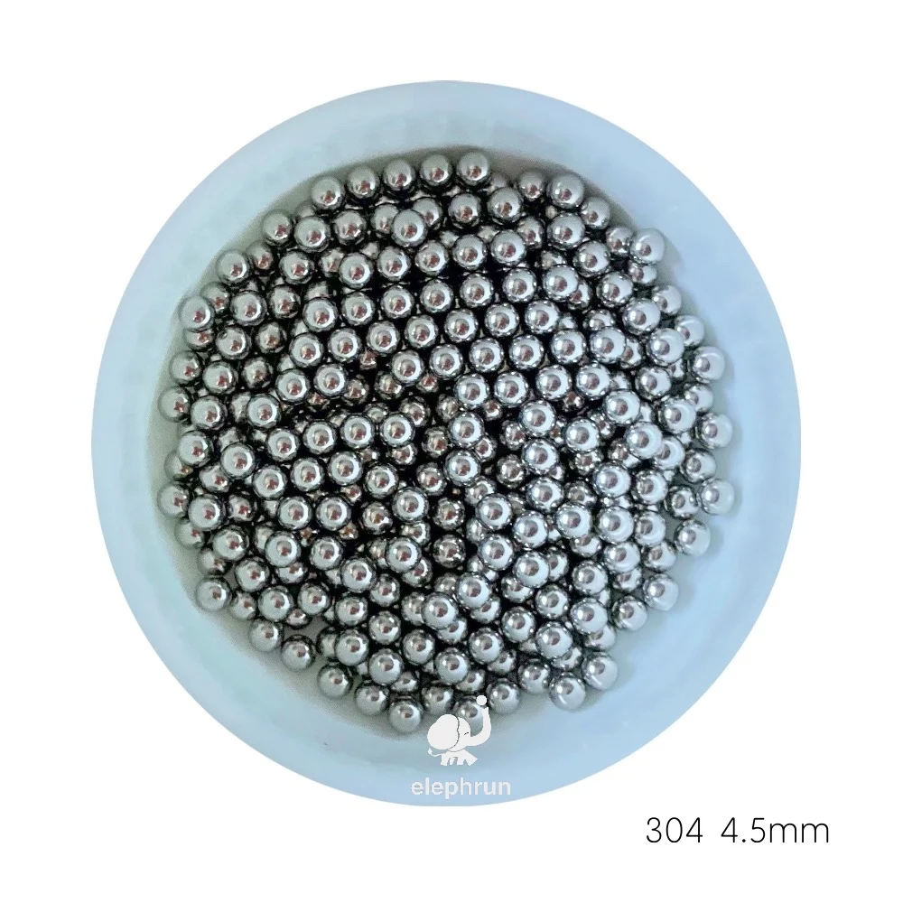 4.5mm AISI304 Stainless Steel Ball G100 High Precision Solid Bearing Balls
4.5mm AISI304 Stainless Steel Ball G100 High Precision Solid Bearing Balls