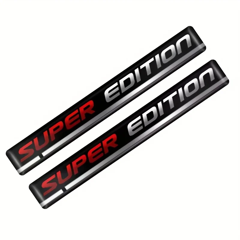 2 шт. наклейки Super Edition, лимитированная серия, эмблема, значок, декоративная наклейка для автомобиля, грузовика, универсальная для внедорожников, мотоциклов, велосипедов, мототехники
2 шт. наклейки Super Edition, лимитированная серия, эмблема, значок, декоративная наклейка для автомобиля, грузовика, универсальная для внедорожников, мотоциклов, велосипедов, мототехники