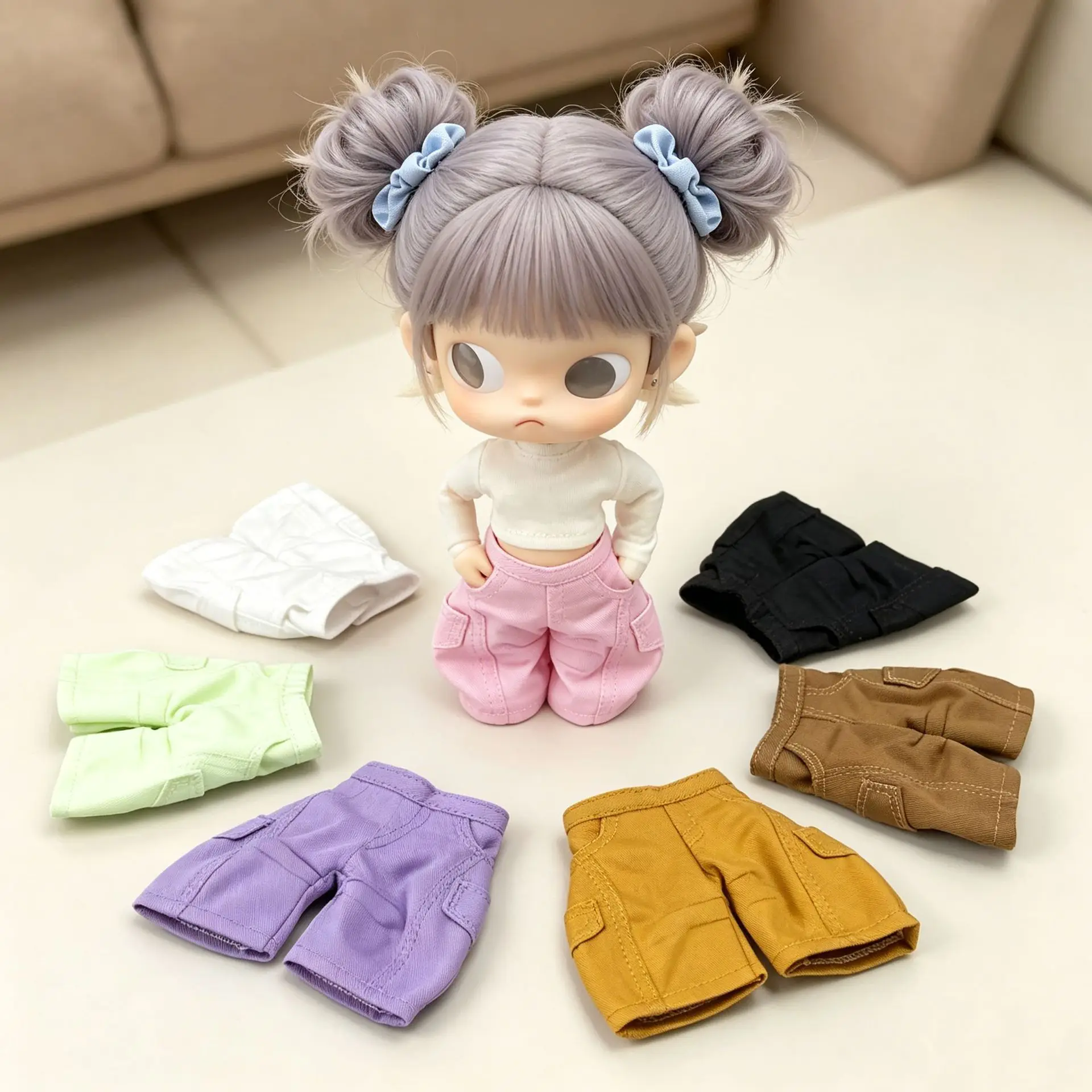 10cm Doll Pants in Multiple Colors Simple Solid-Color Design Plush Doll Clothing Accessories for Dolls
10cm Doll Pants in Multiple Colors Simple Solid-Color Design Plush Doll Clothing Accessories for Dolls
