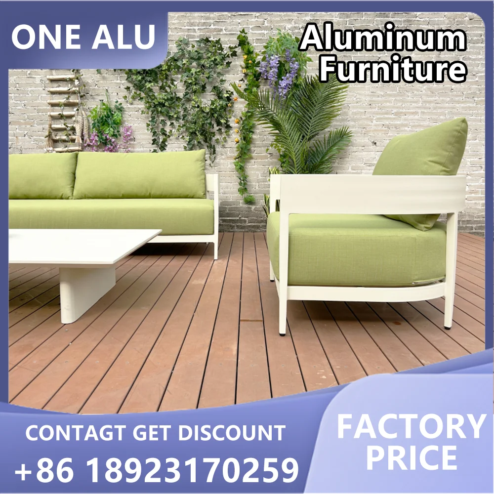 Modern U-Shaped Aluminum Metal Sofa Set Weather Resistant Outdoor Furniture for Balcony Courtyard & Park
Modern U-Shaped Aluminum Metal Sofa Set Weather Resistant Outdoor Furniture for Balcony Courtyard & Park