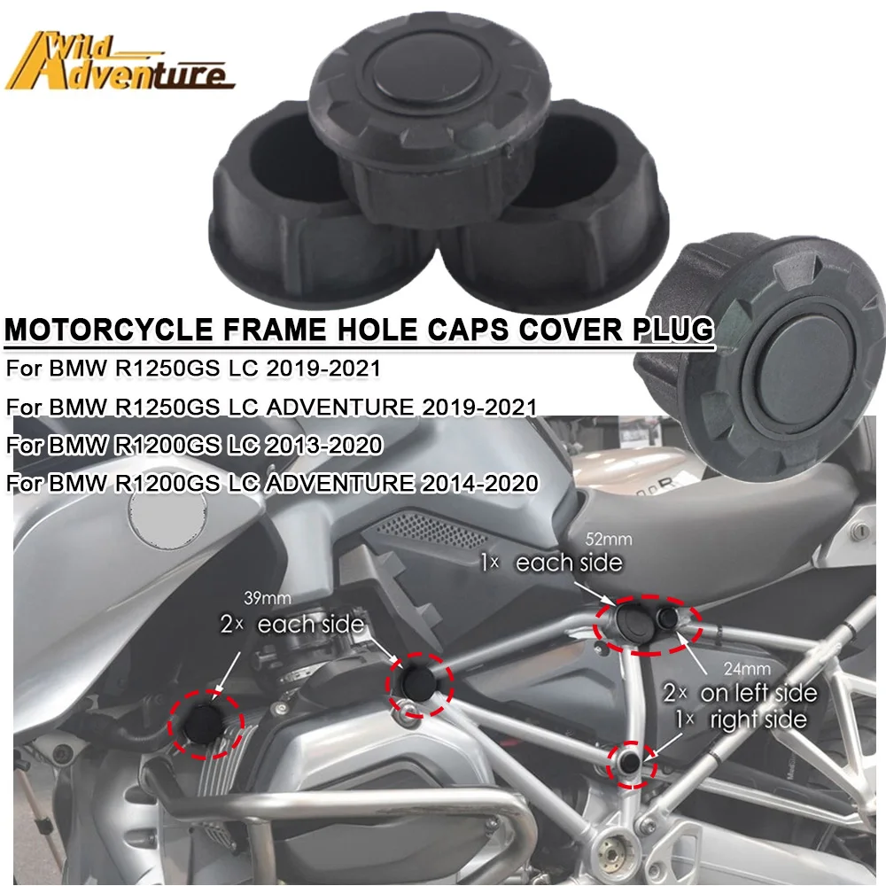 For BMW R1200GS R1250GS LC Adventure 2013-2021 R1250 R1200 GS ADV Frame Hole Cover Caps Plug Decorative Frame Cap Set Motorcycle
For BMW R1200GS R1250GS LC Adventure 2013-2021 R1250 R1200 GS ADV Frame Hole Cover Caps Plug Decorative Frame Cap Set Motorcycle