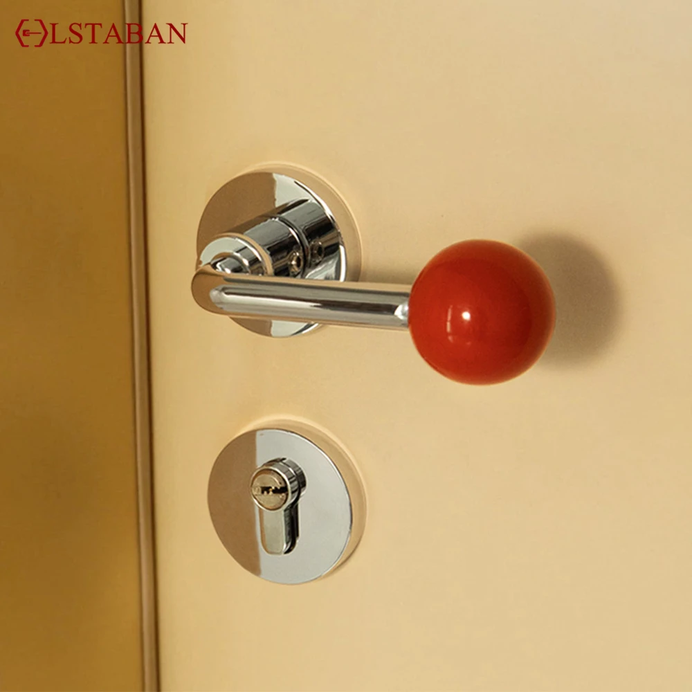 Zinc Alloy Door Lock Interesting Colorful Ceramic Ball Modern Simple Bedroom Silent Door Lock Indoor Wooden Door Handle
Zinc Alloy Door Lock Interesting Colorful Ceramic Ball Modern Simple Bedroom Silent Door Lock Indoor Wooden Door Handle