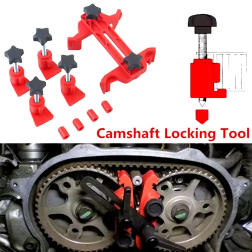5 Pcs Universal Cam Camshaft Lock Holder Car Engine Timing Locking Tool Double/Single Camshaft Retainer Timing Belt Fix Changer
5 Pcs Universal Cam Camshaft Lock Holder Car Engine Timing Locking Tool Double/Single Camshaft Retainer Timing Belt Fix Changer
