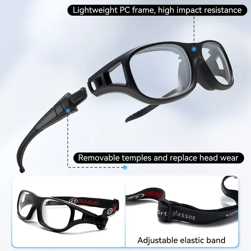 Obaolay 2025 Latest Dual-Use Sports Glasses Professional Explosion-Proof PC Frame Polarized for Basketball
Obaolay 2025 Latest Dual-Use Sports Glasses Professional Explosion-Proof PC Frame Polarized for Basketball