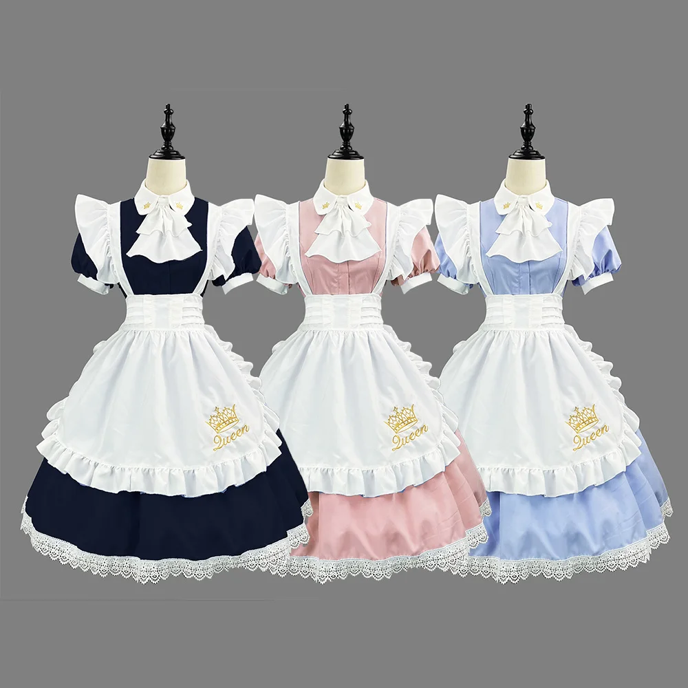 S -5XL Old Castle Queen Maid Cosplay Costume Housekeeper Steward Butler Maid Dress Cafe Attendant Suit for Waitress Maid Party
S -5XL Old Castle Queen Maid Cosplay Costume Housekeeper Steward Butler Maid Dress Cafe Attendant Suit for Waitress Maid Party