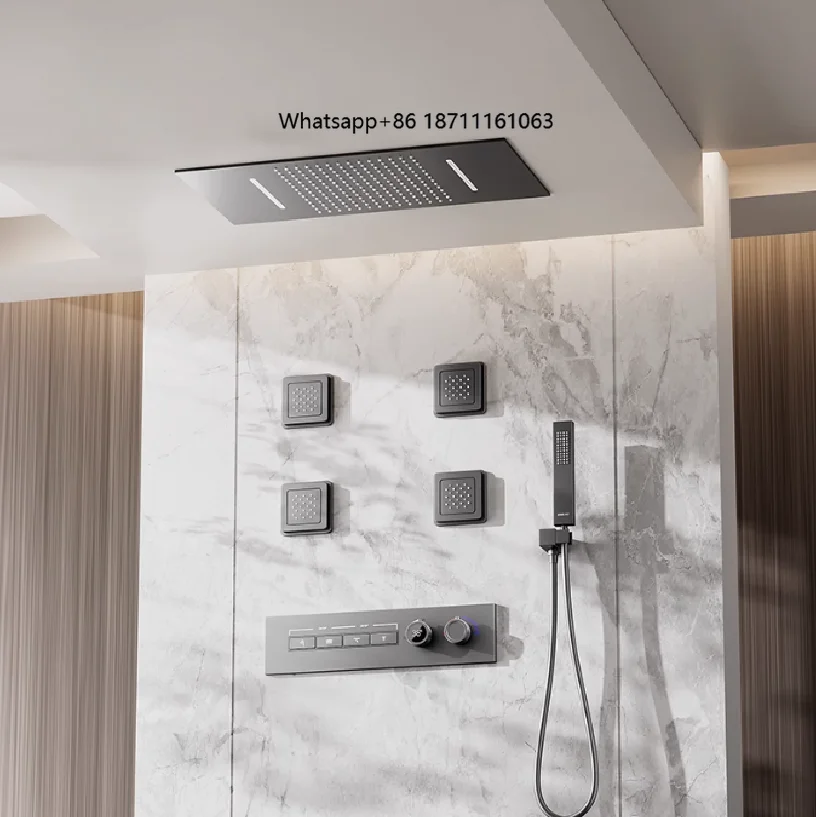 Built-in Showerhead Set for Home Bathroom with Built-in Skylight
Built-in Showerhead Set for Home Bathroom with Built-in Skylight