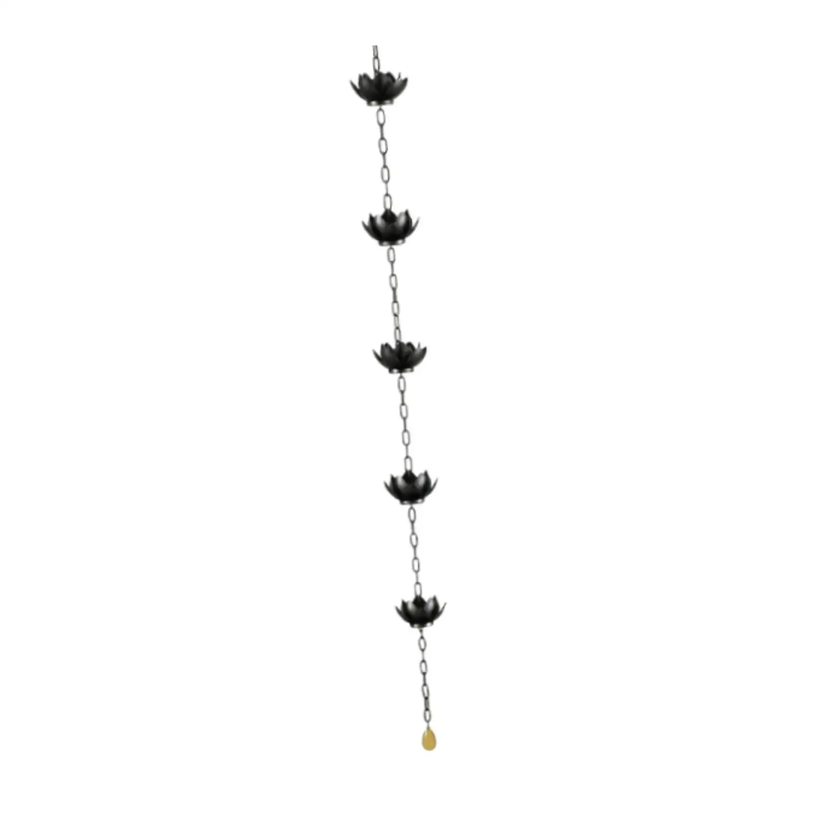Lotus Rain Chain for Gutters Decorative Cups Replacement Downspouts Rainwater Diverter for Outside Yard Gazebos Display Outdoor
Lotus Rain Chain for Gutters Decorative Cups Replacement Downspouts Rainwater Diverter for Outside Yard Gazebos Display Outdoor