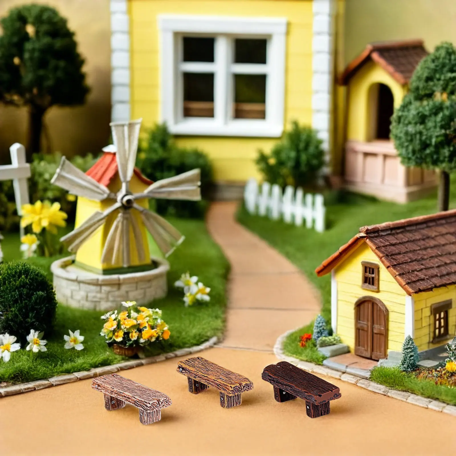 18Pcs Miniature Resin Moss Double Bench Small Garden Stool Mini Furniture Indoor Outdoor Ornament Mini Bench Resin Stools Model
18Pcs Miniature Resin Moss Double Bench Small Garden Stool Mini Furniture Indoor Outdoor Ornament Mini Bench Resin Stools Model