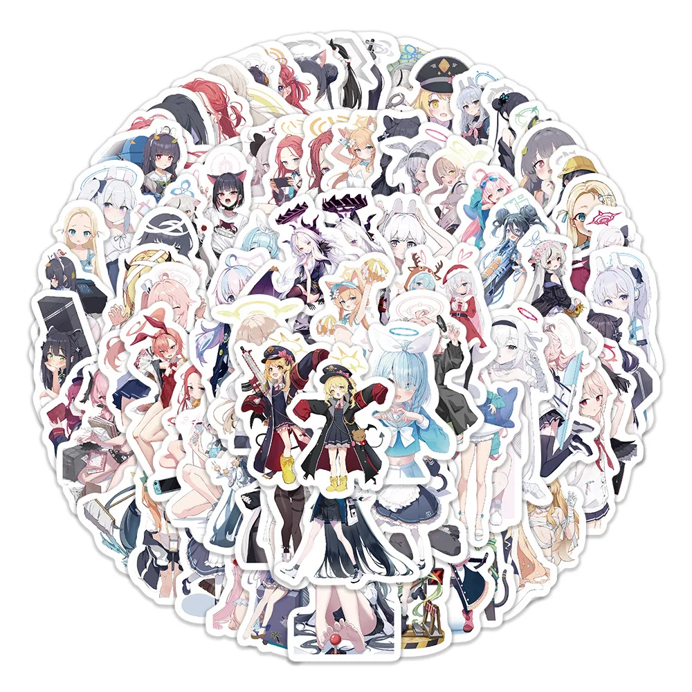 10/50/100PCS Game Blue Archive Sticker Sexy Girl Doodle Decoration Wardrobe Refrigerator Phone Case Glasses Box Creative Decals
10/50/100PCS Game Blue Archive Sticker Sexy Girl Doodle Decoration Wardrobe Refrigerator Phone Case Glasses Box Creative Decals