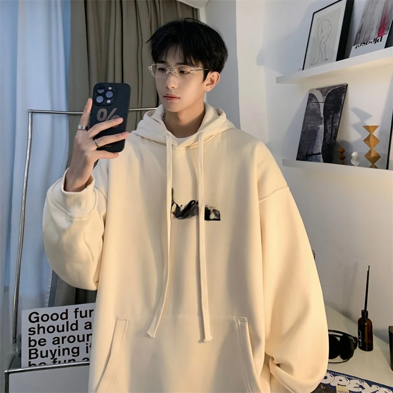 Heavyweight Hoodie Men's Casual Sportswear Loose Fit American Trendy Brand Spring Autumn Youth Faion Sweatirt Jaet
Heavyweight Hoodie Men's Casual Sportswear Loose Fit American Trendy Brand Spring Autumn Youth Faion Sweatirt Jaet