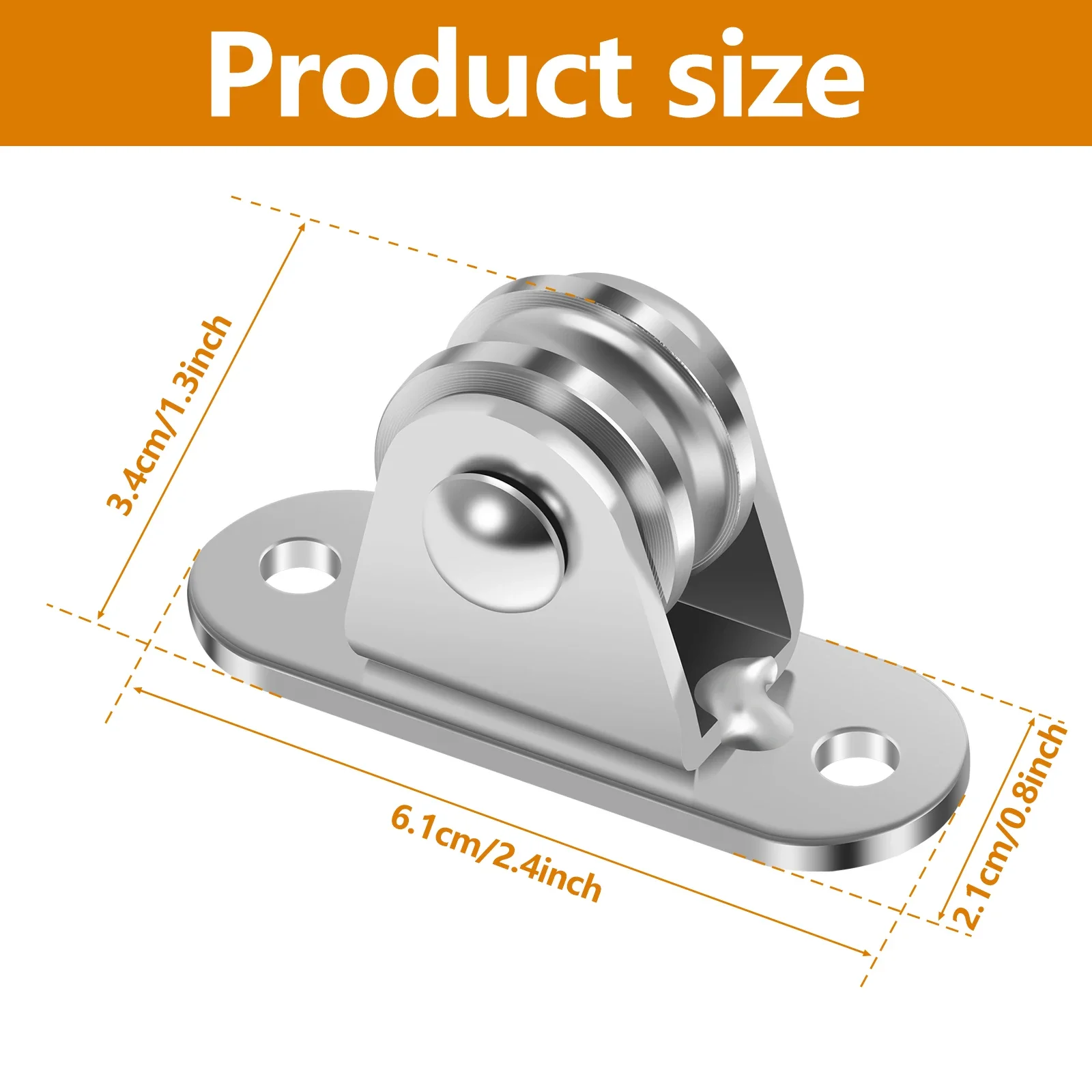 Набор роликов шкива, бесшумное колесо шкива, 4 шт., небольшой фиксированный блок шкива, прочный стальной дуплексный подшипник
Набор роликов шкива, бесшумное колесо шкива, 4 шт., небольшой фиксированный блок шкива, прочный стальной дуплексный подшипник