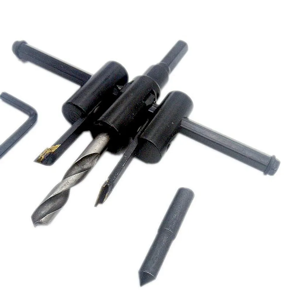 30mm-120mm Adjustable Metal Wood Circle Hole Saw Drill Bit Cutter Kit DIY Tool Black Alloy Blade Hole Saw
30mm-120mm Adjustable Metal Wood Circle Hole Saw Drill Bit Cutter Kit DIY Tool Black Alloy Blade Hole Saw