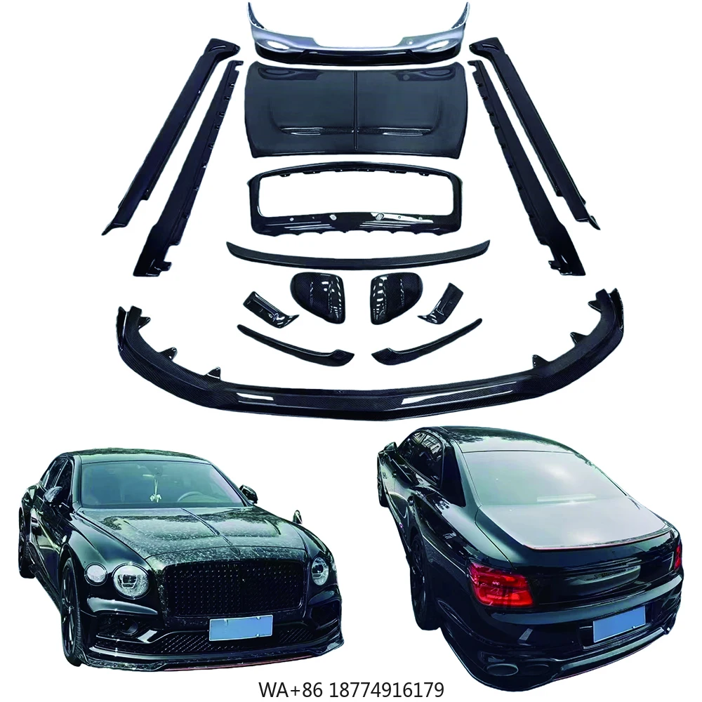 Для комплекта кузова Flying Spur из углеродного волокна 2022 года от Mansory — сухой/влажный карбон опционально
Для комплекта кузова Flying Spur из углеродного волокна 2022 года от Mansory — сухой/влажный карбон опционально