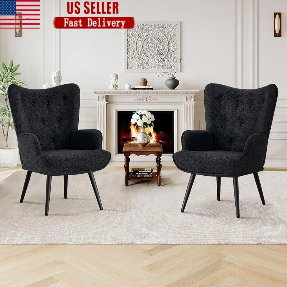 Premium Boucle Accent Chair Upholstered Reading Chair High Backrest Wingback Armchair Living Room Bedroom Office Study
Premium Boucle Accent Chair Upholstered Reading Chair High Backrest Wingback Armchair Living Room Bedroom Office Study