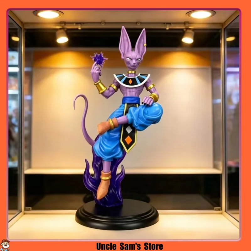 Dragon Ball Super Beerus Figure God Destruction Sitting Pose Energy Base PVC Anime Statue Desktop Collectible Toy Gift DBZ Fans
Dragon Ball Super Beerus Figure God Destruction Sitting Pose Energy Base PVC Anime Statue Desktop Collectible Toy Gift DBZ Fans