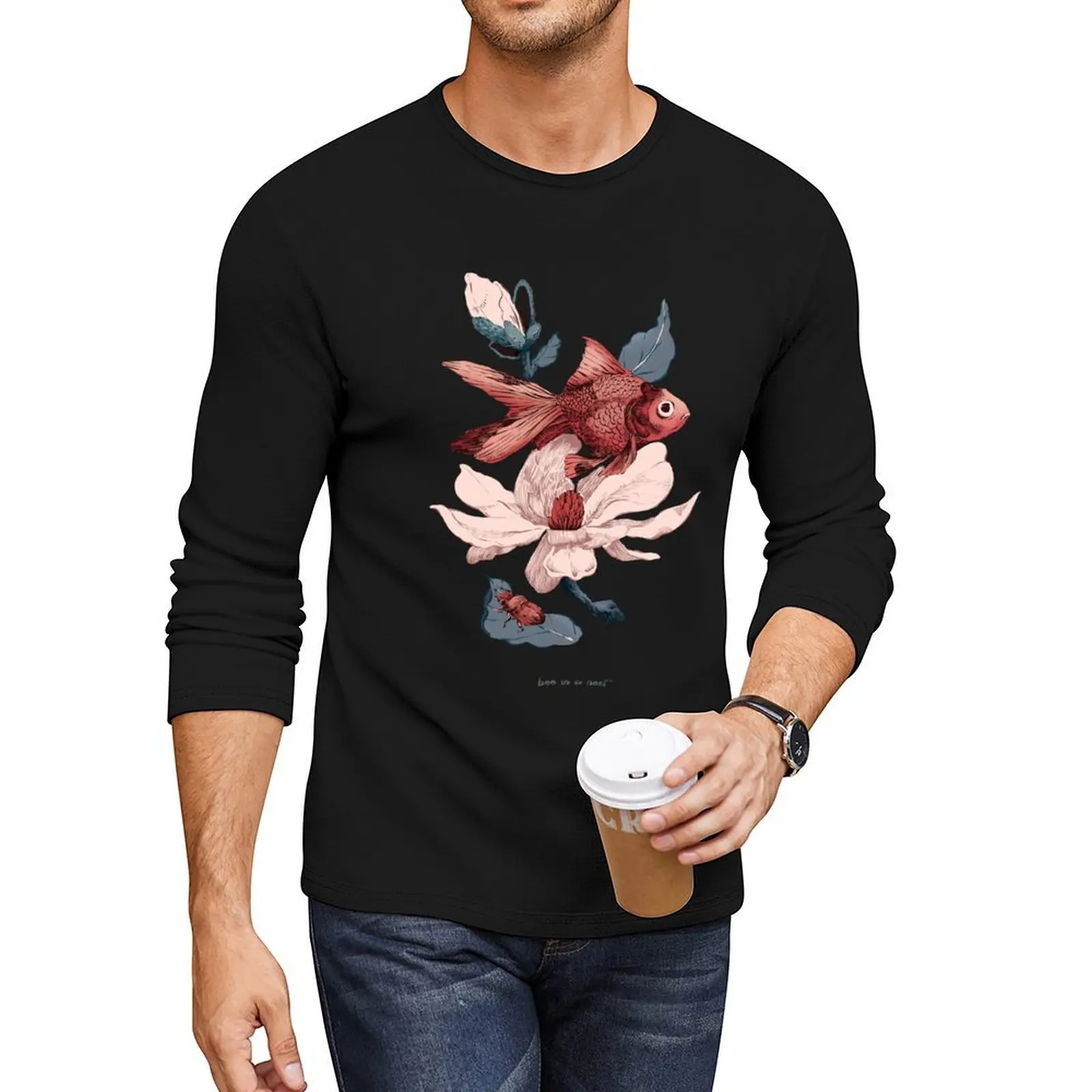 Golden fish Long T-Shirt hippie clothes sports fan t-shirts Oversized t-shirt tees Men's t shirts 
Golden fish Long T-Shirt hippie clothes sports fan t-shirts Oversized t-shirt tees Men's t shirts