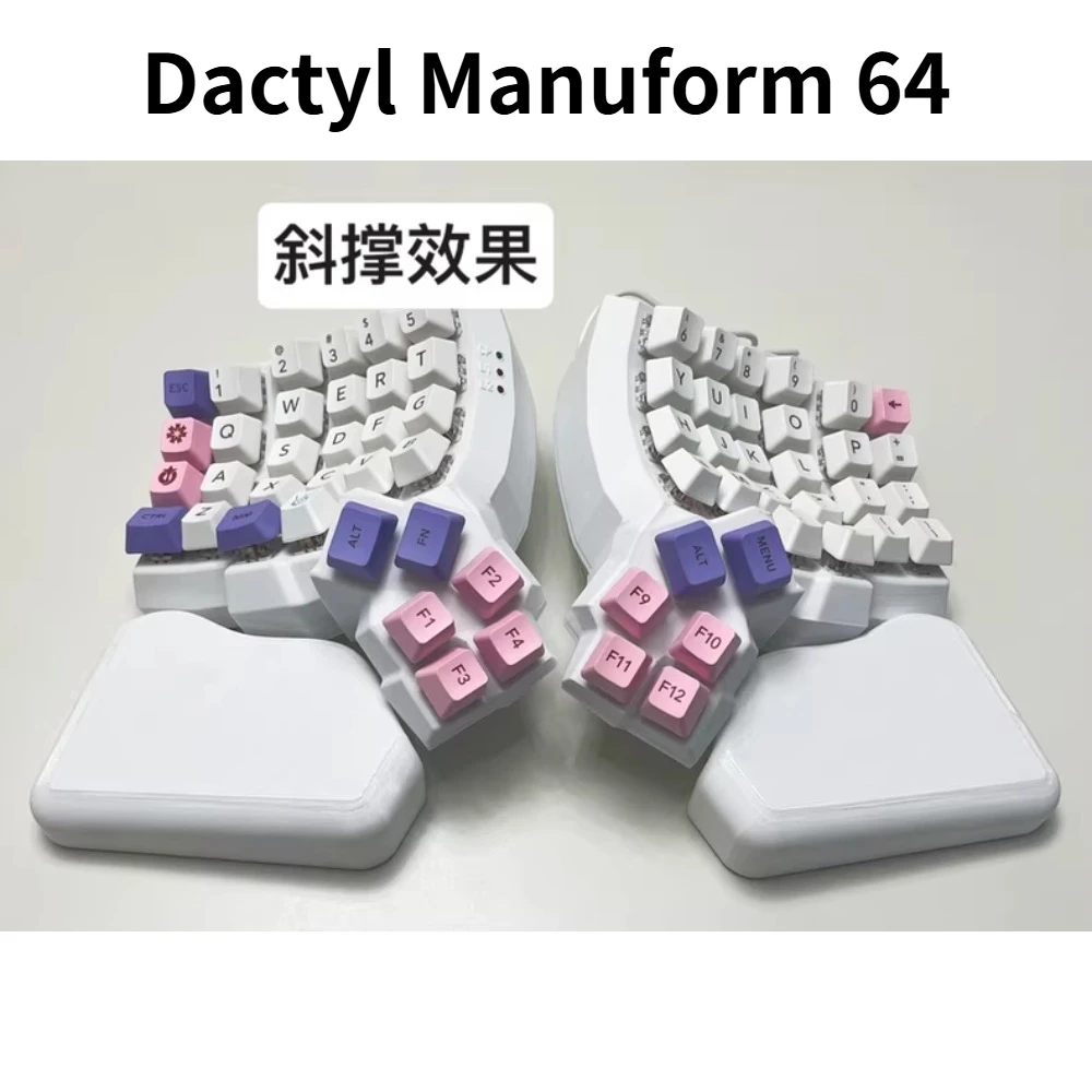 Проводная раздельная клавиатура Dactyl Manuform 64 клавиши с подставкой для запястья, поддержка горячей замены, VIAL Type-C, эргономичная
Проводная раздельная клавиатура Dactyl Manuform 64 клавиши с подставкой для запястья, поддержка горячей замены, VIAL Type-C, эргономичная