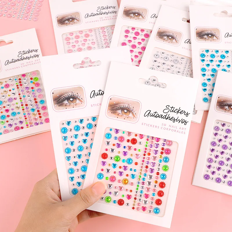 Acrylic Sequined Face Stickers Flowers Love Diamond Stickers Children's Stage Party Makeup Jewelry Handmade Diy Decoration
Acrylic Sequined Face Stickers Flowers Love Diamond Stickers Children's Stage Party Makeup Jewelry Handmade Diy Decoration